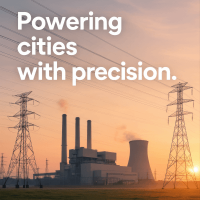 City Power Sunrise (4k)