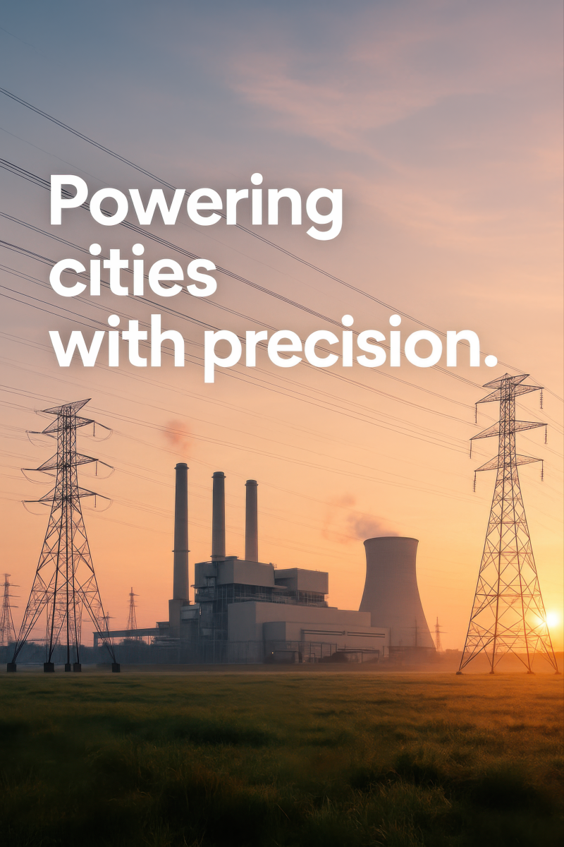 City Power Sunrise (4k)